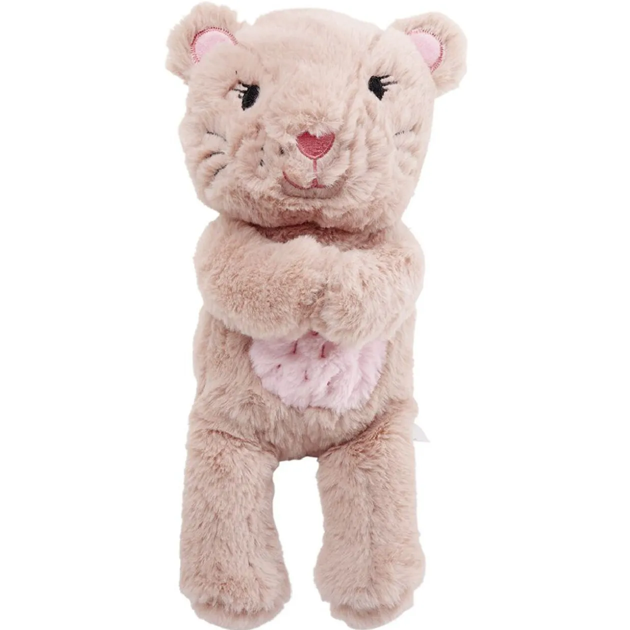 Peluche lion polyester H.22.5 cm