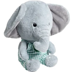 Peluche éléphant polyester 50x25x20cm gris