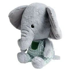 Peluche éléphant polyester 50x25x20cm gris