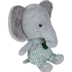 Peluche éléphant polyester 50x25x20cm gris