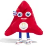 Peluche mascote JO Phryge jeux olympiques rouge