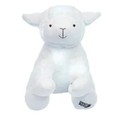 Peluche Mouton blanc lumineux H35 cm