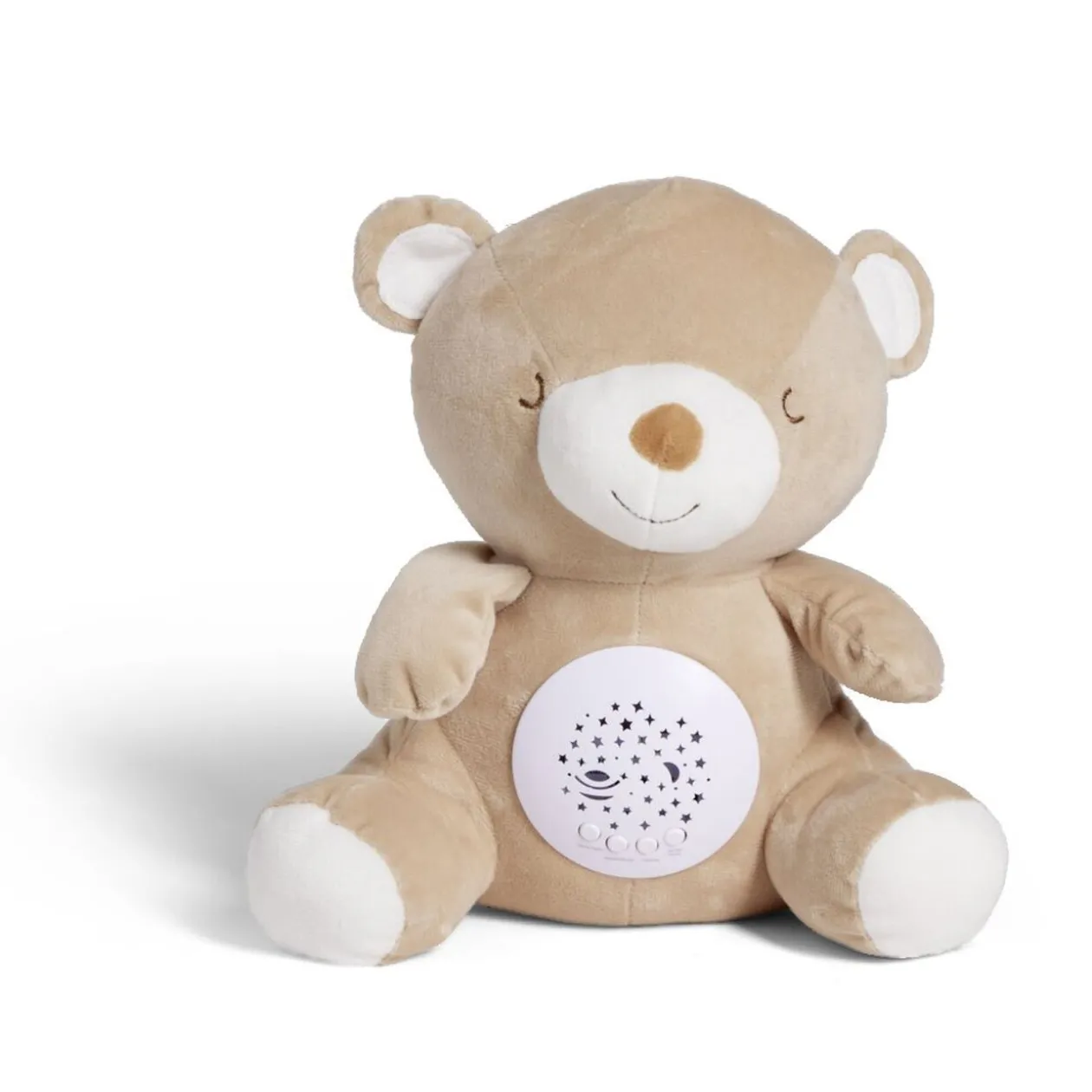 Peluche ours lumineux et sonore 24,5x17xH24,5cm