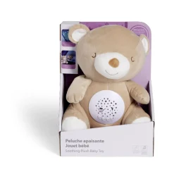 Peluche ours lumineux et sonore 24,5x17xH24,5cm