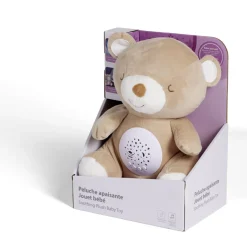 Peluche ours lumineux et sonore 24,5x17xH24,5cm