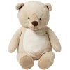 Peluche ours polyester 110x50x40cm beige