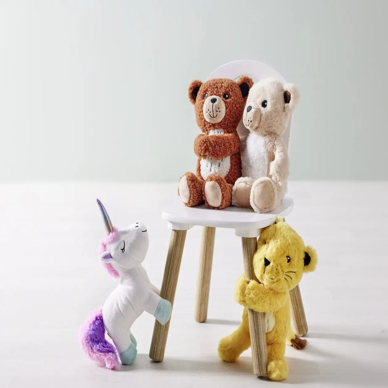 Peluche ours polyester 22,5x17,5x7,5cm