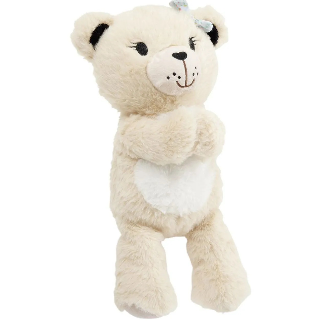 Peluche ours polyester 22,5x17,5x7,5cm