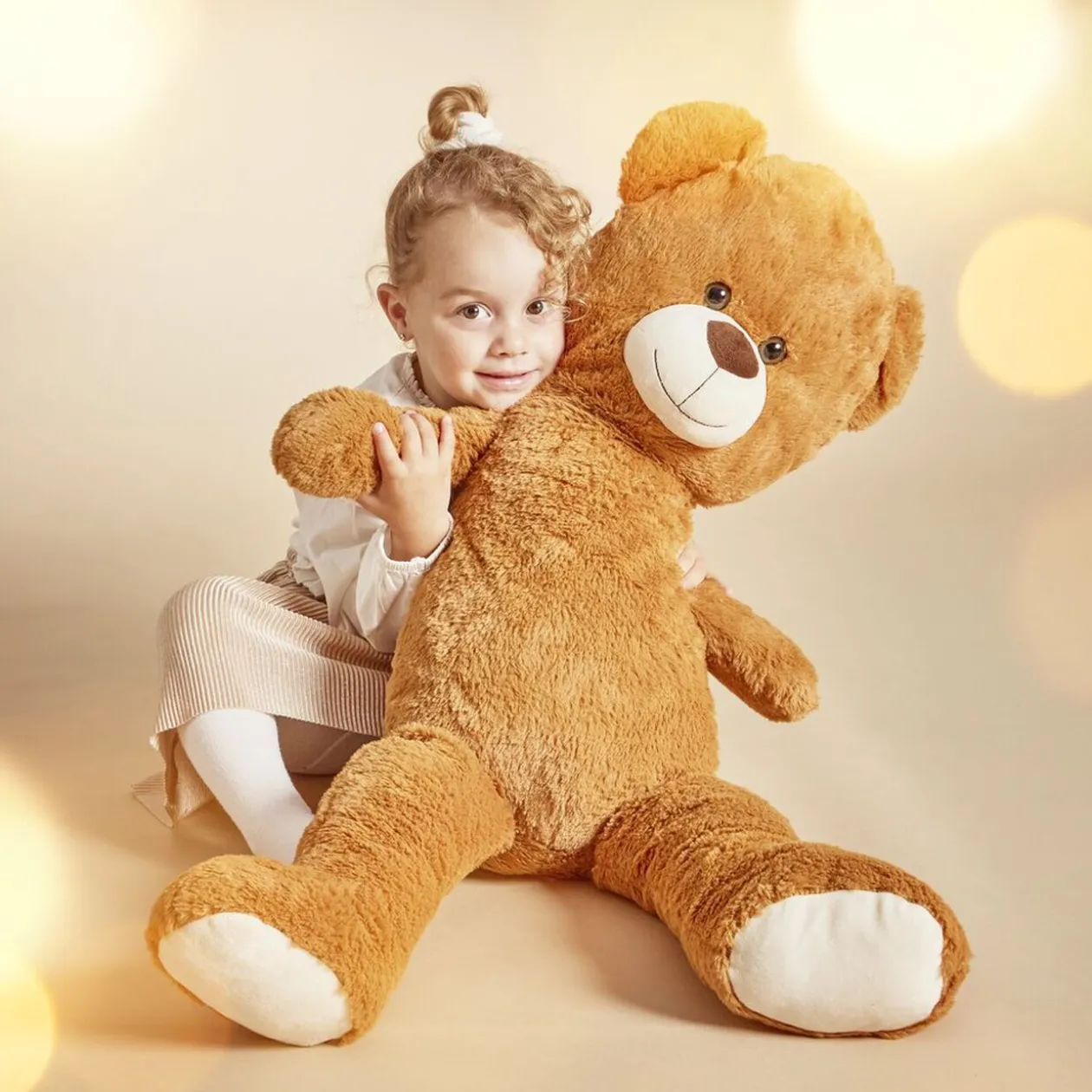 Peluche ours 38x28xH100cm