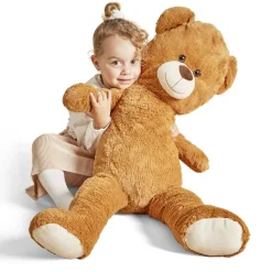Peluche ours 38x28xH100cm