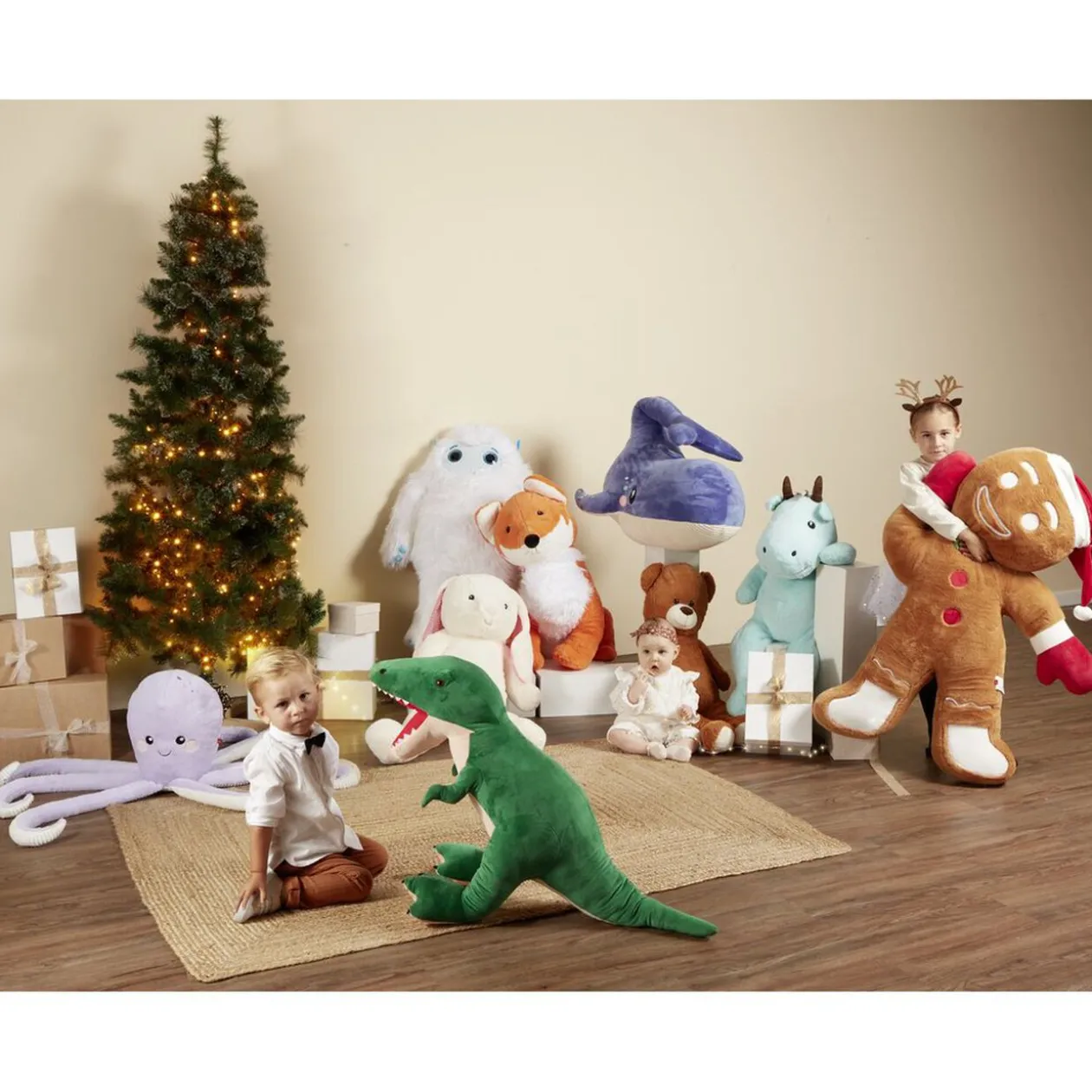 Peluche ours 38x28xH100cm