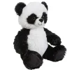 Peluche panda assis noir et blanc