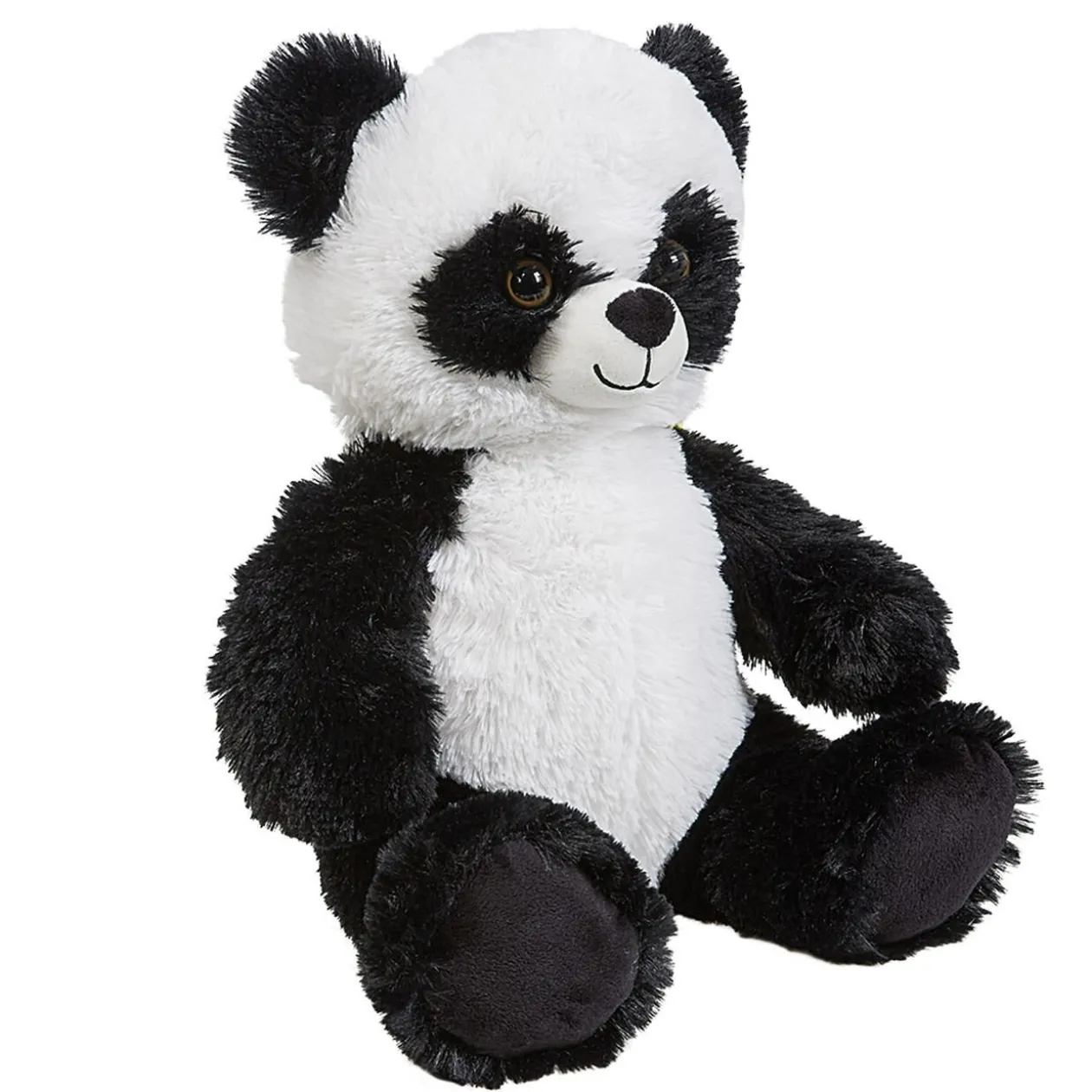 Peluche panda assis noir et blanc