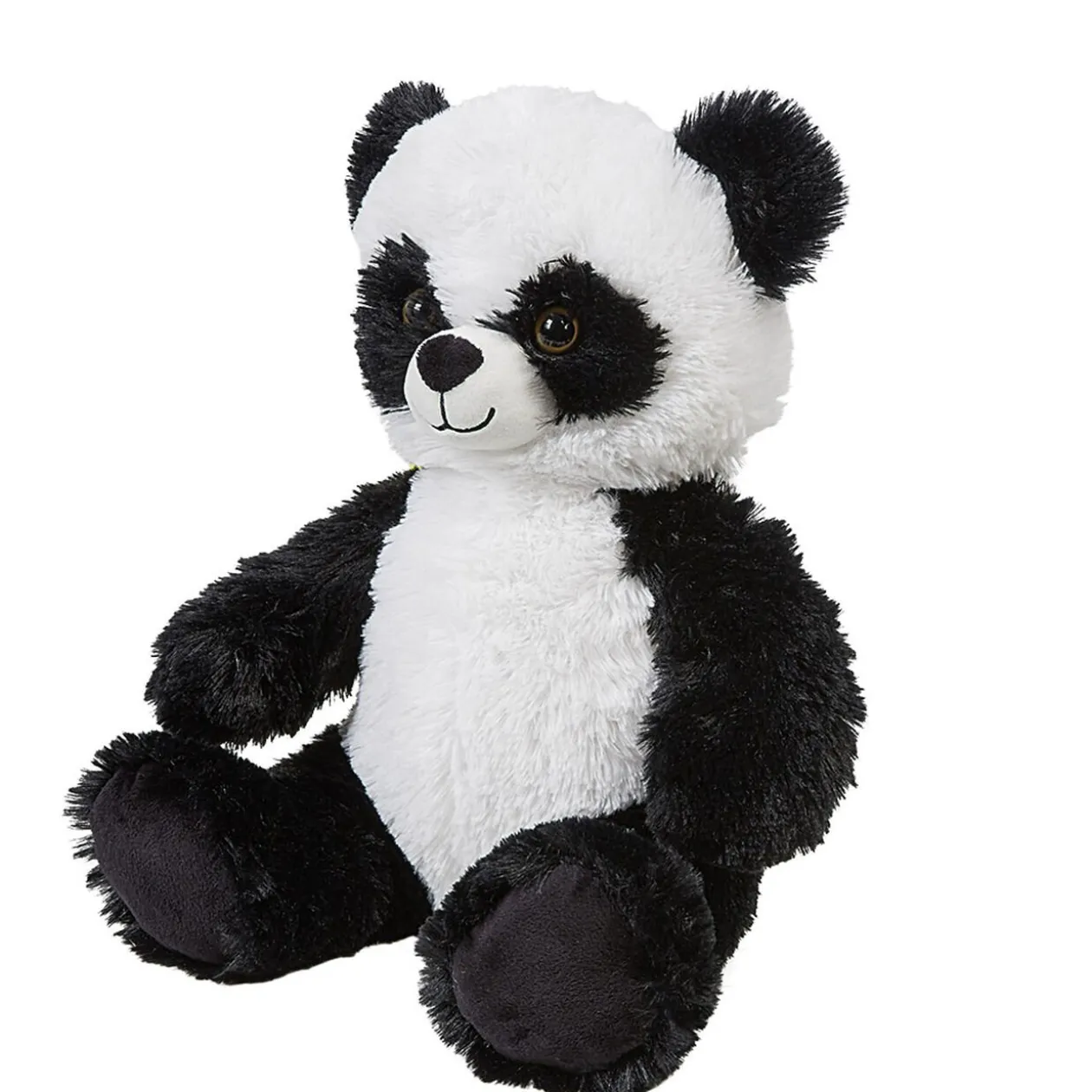 Peluche panda assis noir et blanc