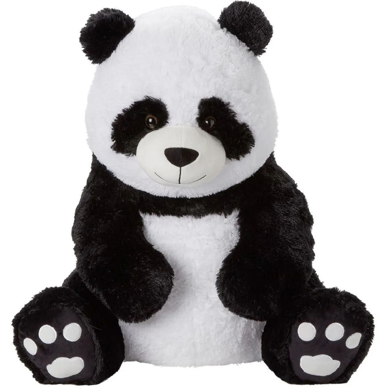 Peluche panda noir et blanc H.65 cm
