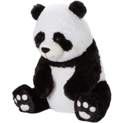 Peluche panda noir et blanc H.65 cm