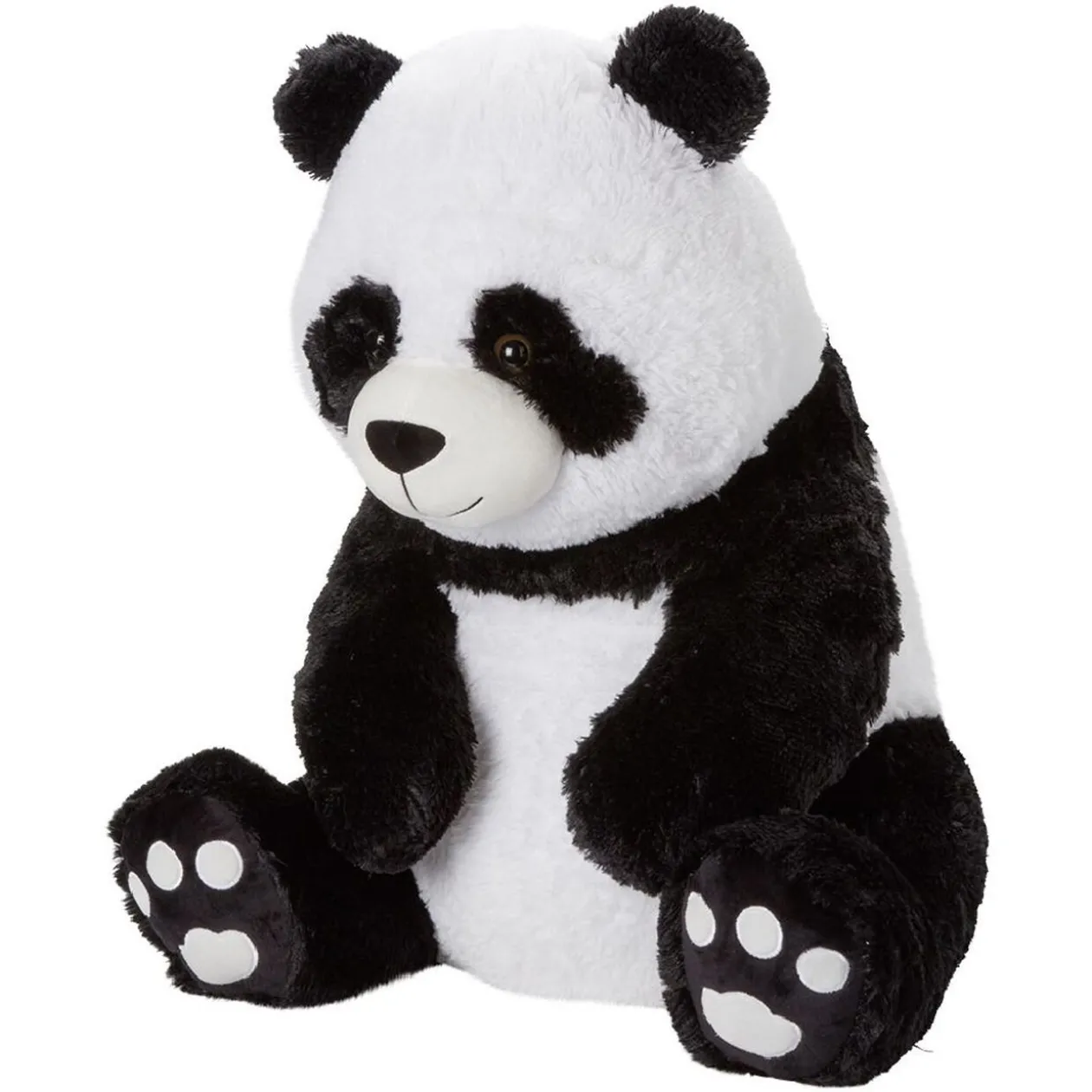 Peluche panda noir et blanc H.65 cm