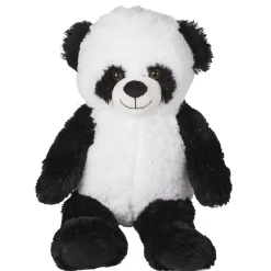 Peluche panda noire et blanche