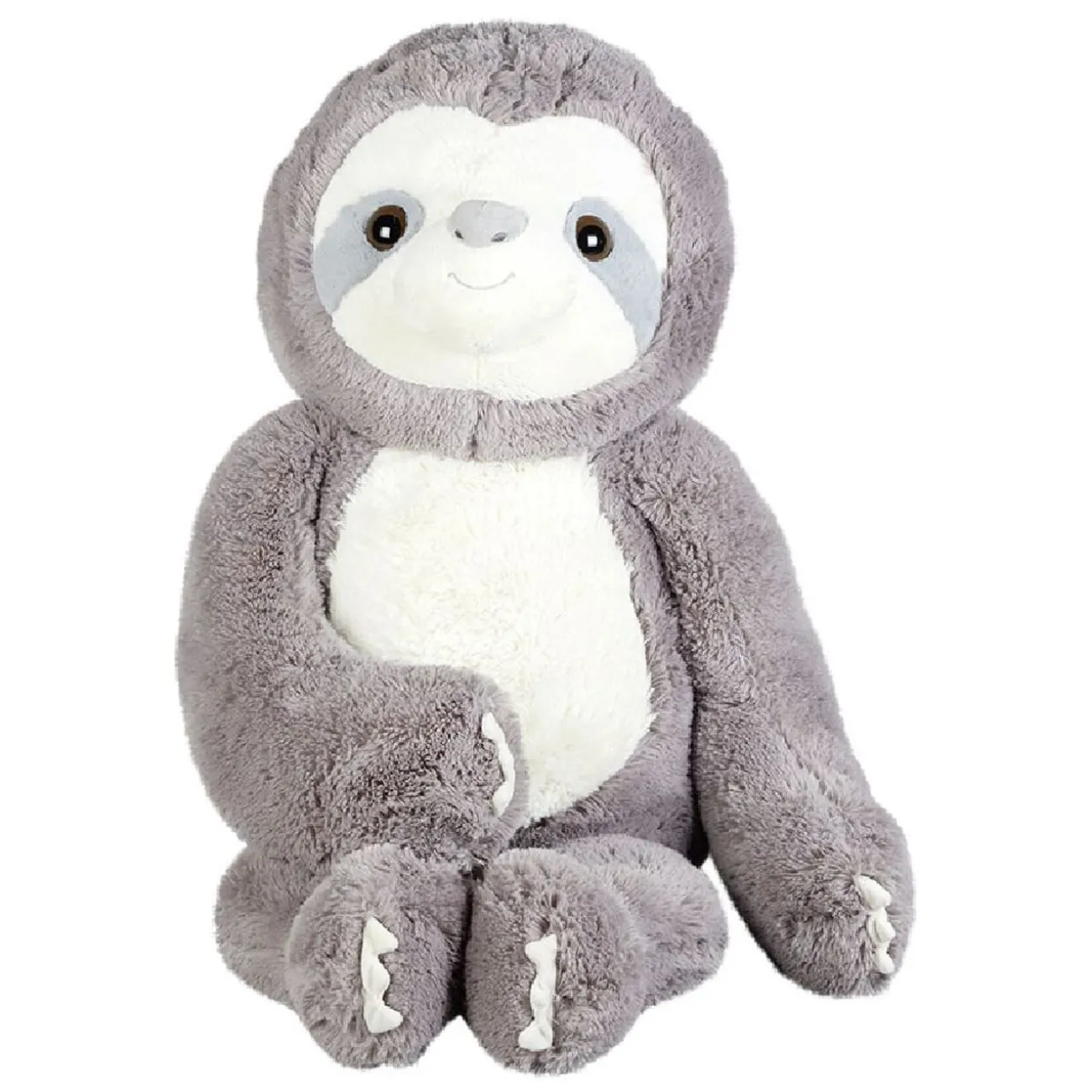 Peluche paresseux marron et beige H100 cm