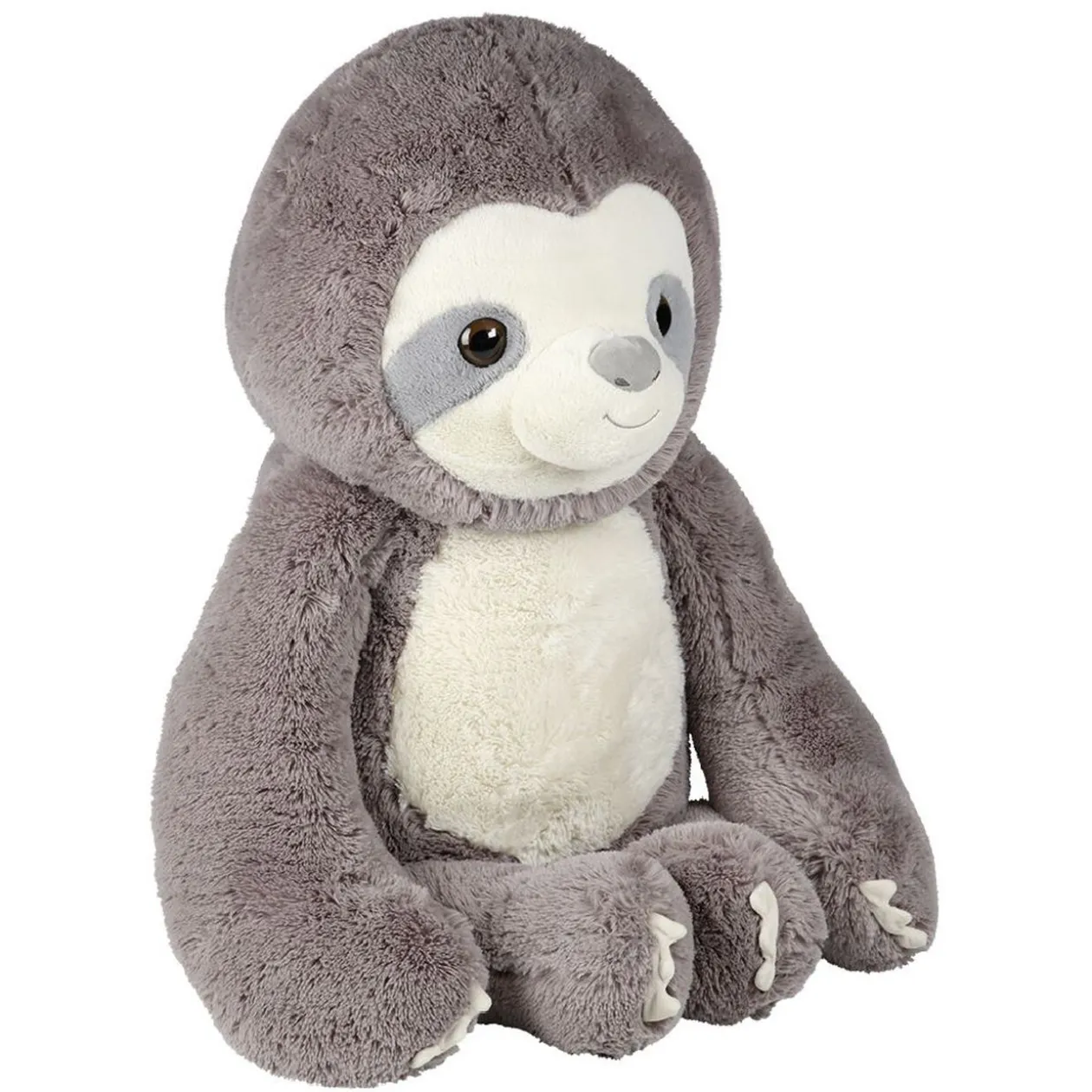 Peluche paresseux marron et beige H100 cm