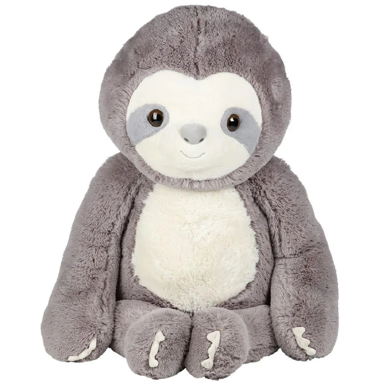 Peluche paresseux marron et beige H100 cm