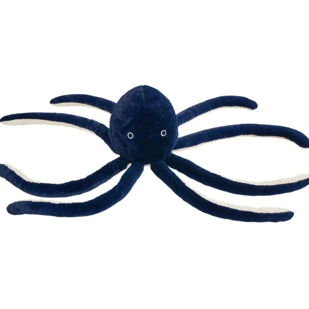 Peluche pieuvre bleu ou rose H120cm