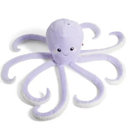 Peluche pieuvre L80cm polyester violet