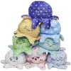 Peluche pieuvre réversible émotion 18 cm