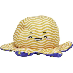 Peluche pieuvre réversible émotion 18 cm