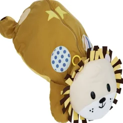 Peluche piscine à balles Lion L.100x59xH.32 cm + 20 boules multicolore