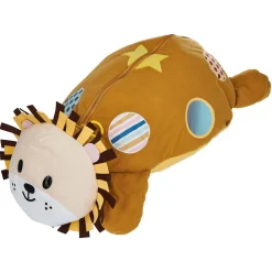 Peluche piscine à balles Lion L.100x59xH.32 cm + 20 boules multicolore