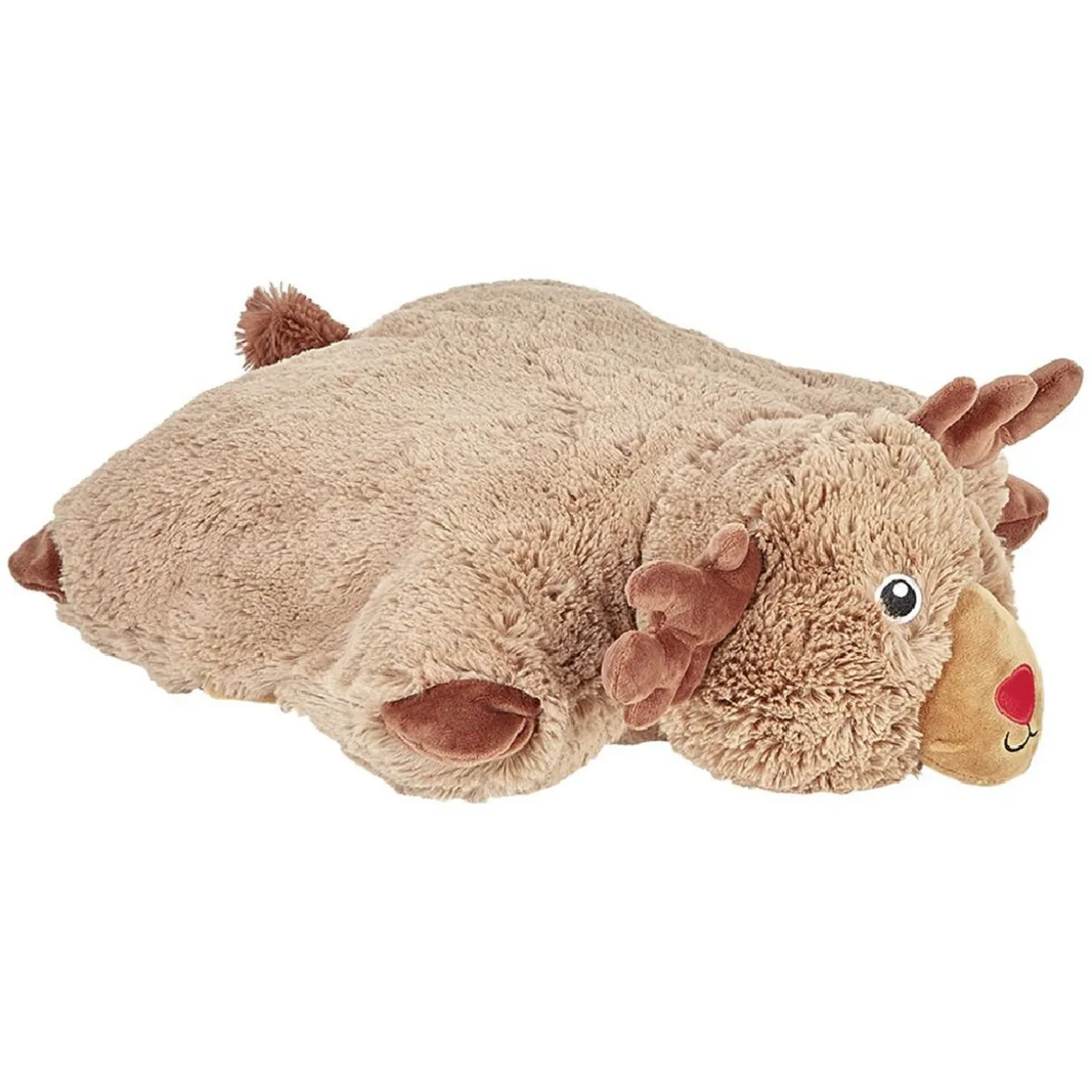 Peluche pliable coussin renne