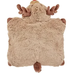 Peluche pliable coussin renne