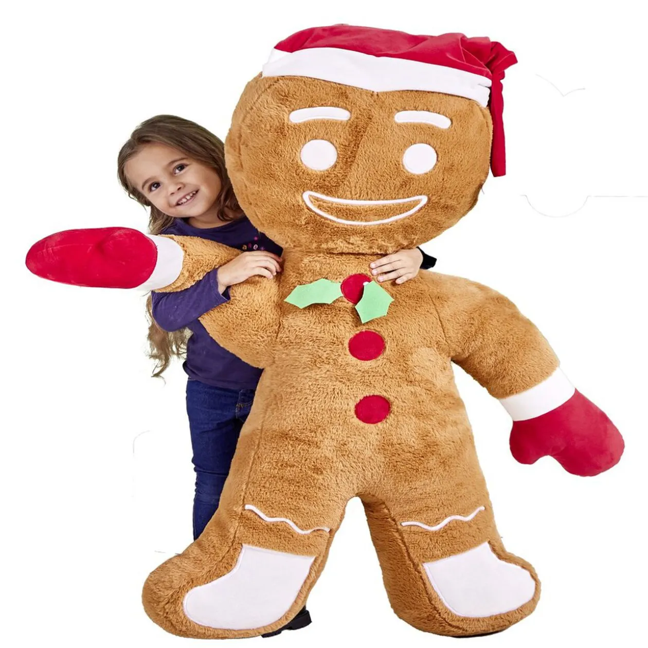 Peluche Père-Noël 80cm