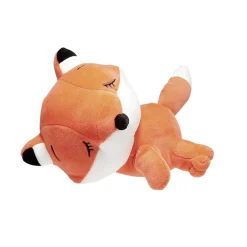 Peluche renard douceur orange et blanc