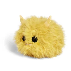 Peluche yéti jaune 24x17xH20cm