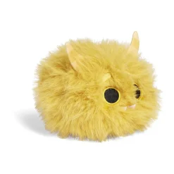 Peluche yéti jaune 24x17xH20cm