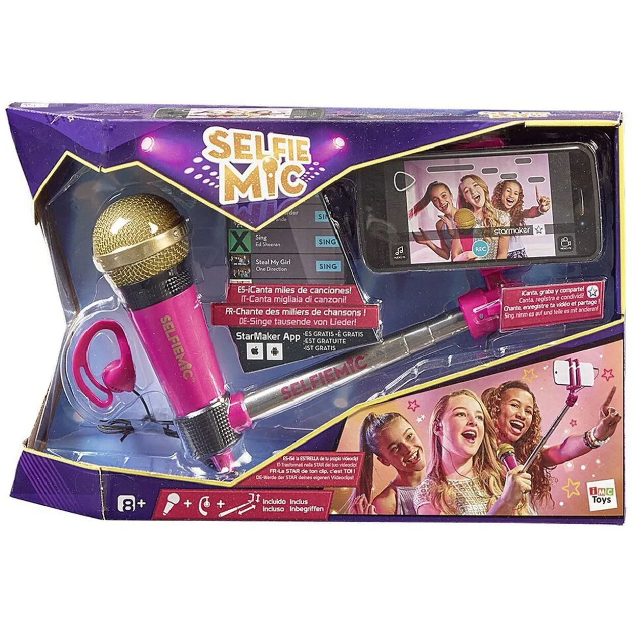 Perche à selfie avec microphone