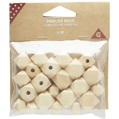 Perle en bois x22