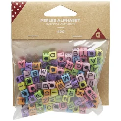 Perles Alphabet multicolor