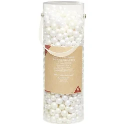 Perles en plastique abs nacré blanc