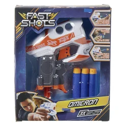 Petit pistolet Omicron + 3 fléchettes en mousse