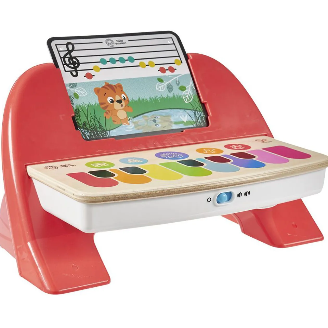 Piano sonore et musical avec clavier en bois