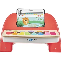 Piano sonore et musical avec clavier en bois