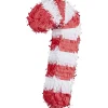 Piñata forme sucre d'orge rouge blanc