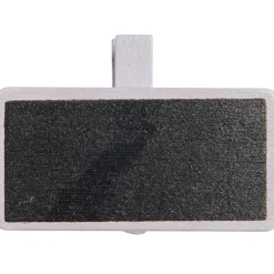 Pince ardoise argentée x6