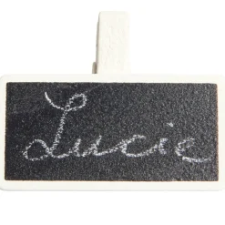 Pince ardoise ivoire x6