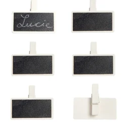 Pince ardoise ivoire x6