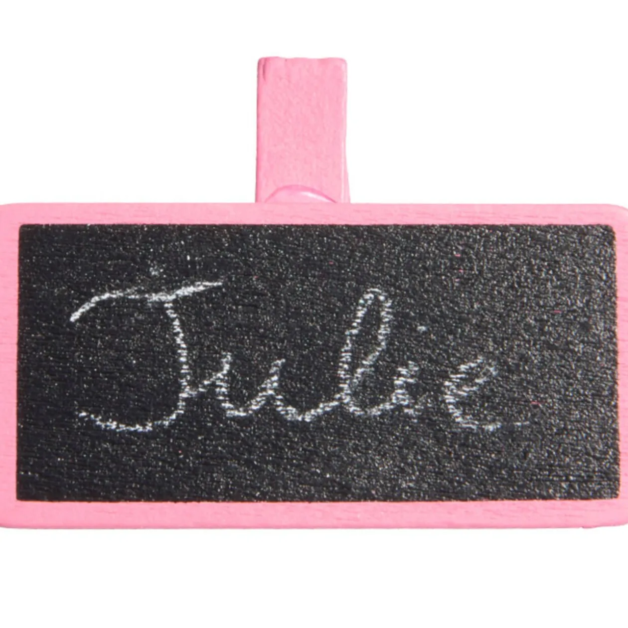 Pince ardoise rose x6