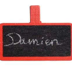 Pince ardoise rouge x6